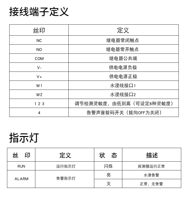 水浸探测器控制器BC-7001_漏水传感器_漏水探测报警器接线.jpg